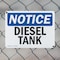 Signmission Diesel Tank OSHA Notice Sign, Plastic, 10in W x 7in L, 2PK OS-2PACK-NS-P-710-L-11019 - alternate 5